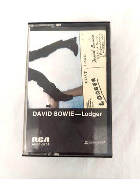 David Bowie - Lodger  Postcard AQK-3254 (1979, RCA Records) Cassette Tape Rare